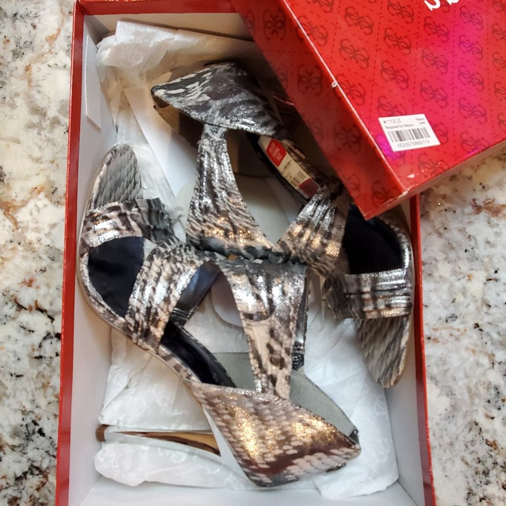 Guess Snake pattern Heels